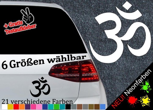 Sign sticker yoga omm ohm - sticker,