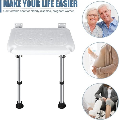 Folding shower bench wall - shower,