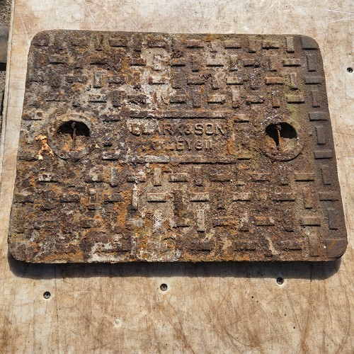 Cast iron manhole cover - cast,