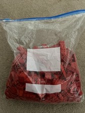 Lego Dark Red Coloured Random Bricks 500g Bundle