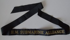 Royal Navy Cap Tally - HM