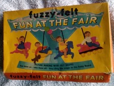 Vintage Fuzzy Felt 'Fun At The Fair' 