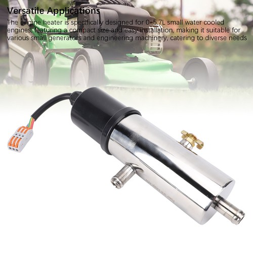 Water cooled engine heater - water,