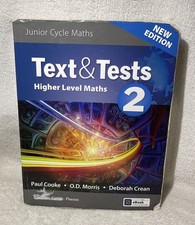 Junior Certificate Texts & Tests 2 Higher Level Maths Textbook Junior Cycle