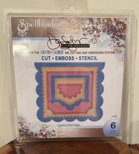 Spellbinders GRAND CREATIVE BOOK PAGES LF-001  Nestabilities Dies DONNA SALAZAR