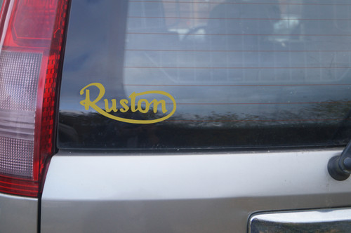 Ruston logo decal sticker - ,