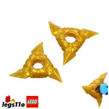 LEGO Shuriken Ninja Throwing Star NEW - Pack of 2x - 19807 Minifigure Accessory