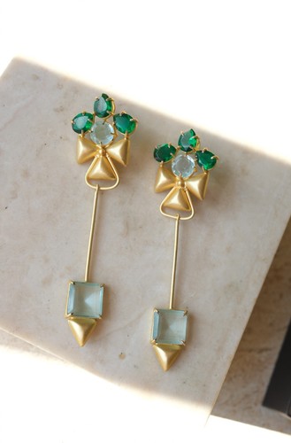 Emerald green glass and - glass, real
