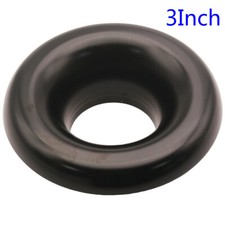 Aluminum 3" Short RAM Cold Air Compressor Intake Inlet Velocity Stack Turbo Horn