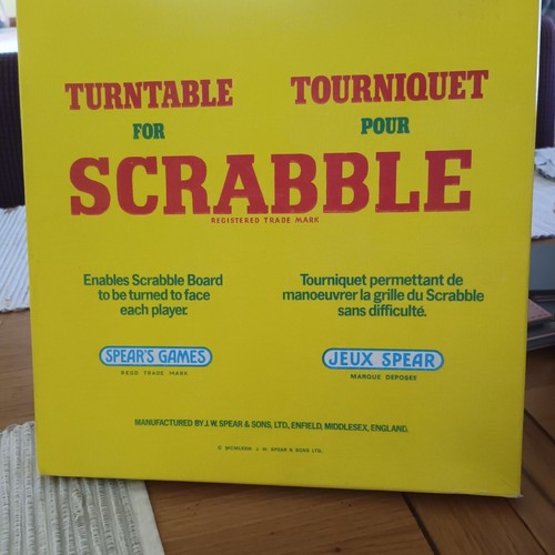 Scrabble board game turntable - ,