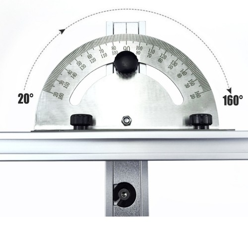 Table miter gauge - table, stop