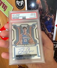 2021 PRIZM TRE MANN ROOKIE PENMANSHIP #RPTRE Autographed In PSA GEM MT 10