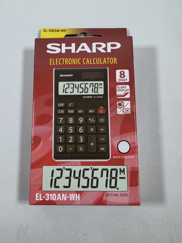 Sharp digit slant - slant, display
