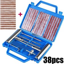 TYRE PUNCTURE REPAIR TOOL KIT MOTORCYCLE CAR VAN EMERGENCY TUBELESS TIRE PLUG