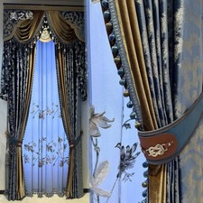 Custom European velvet blue