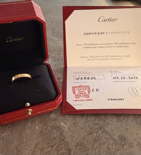 Cartier love 18ct yellow - cartier,