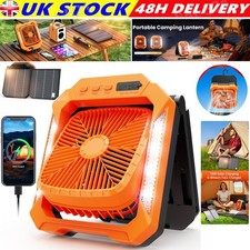 Outdoor Camping Fan with Light
