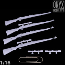 ONYX MODEL KITS | 1:16 | 1/16 | Kar98k (x4) Scope (x4) | WW2 | WWII |
