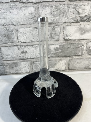 Antique silver topped glass - antique,