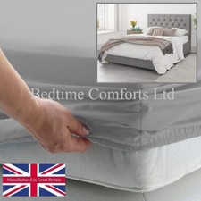 7' EMPEROR SIZE Fitted Sheet 7' X 7' (84" x 84") OVER 20 COLOURS
