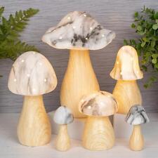 Shudehill Giftware Mushroom Glow Light Up Lamp Ornament Different Sizes 
