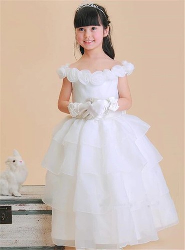 Flower girl dress ivory - dress,