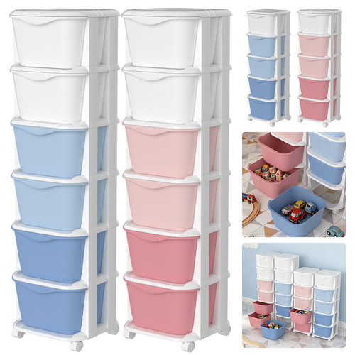 Drawers rolling storage cart - storage,