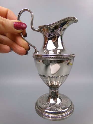 Silver plated jug for milk - plated,
