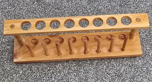 2pcs wooden test tube racks - 2pcs,