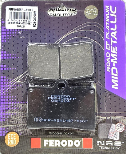Front brake pads ferodo - brake,