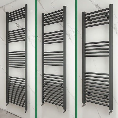 Anthracite bathroom heated - anthracite,