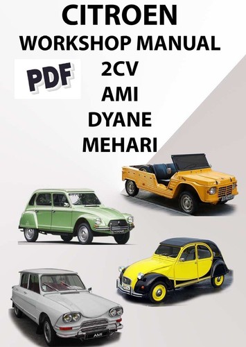 Citroen workshop manual 2cv - workshop,