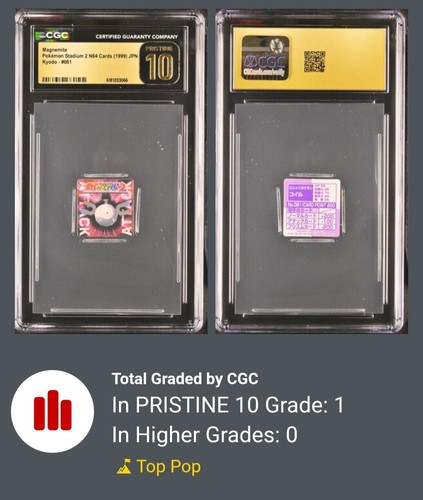 Cgc pristine magnemite - cgc,