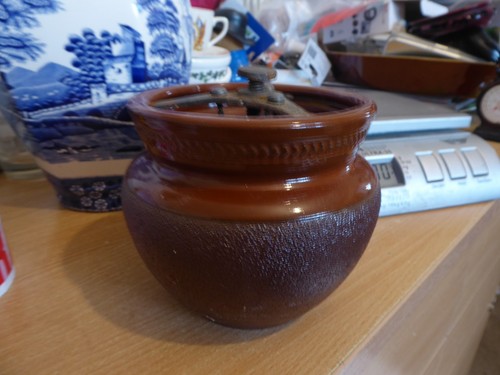 Collectors vintage tobacco jar - vintage,