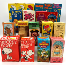 Vintage Boxed Unused Novelty Character Soaps, Bugs Pooh Smurf Etc - You Choose