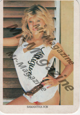 Samantha Fox Blonde Model