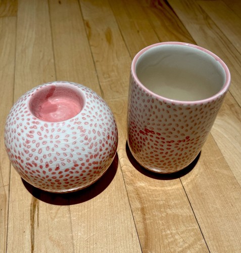 Zara home pink dotted - home,
