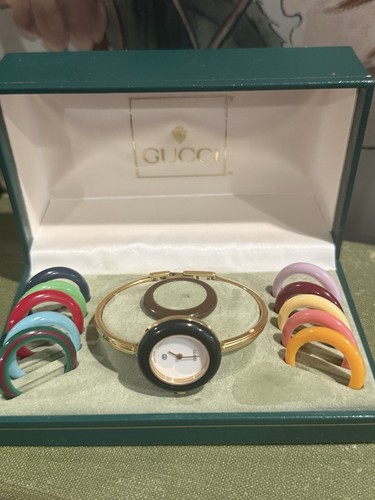 Vtg gucci gold plated - gucci, 11/12