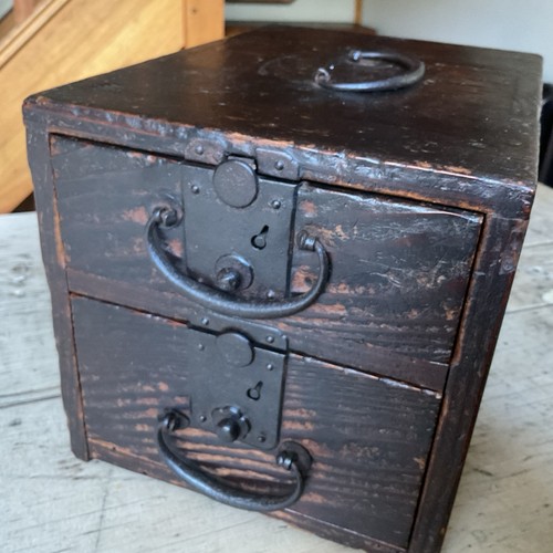 Antique japanese two drawer - japanese,