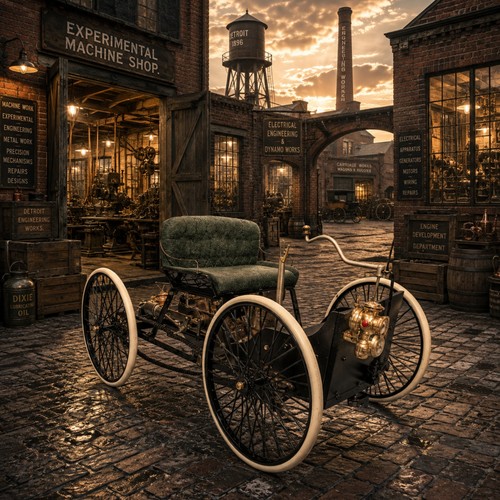 1896 ford quadricycle pioneer - ford,