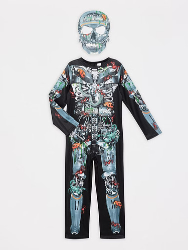 Halloween robot skeleton fancy - halloween,