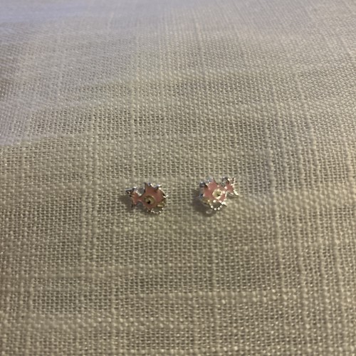 Punky fish pink earrings - fish,