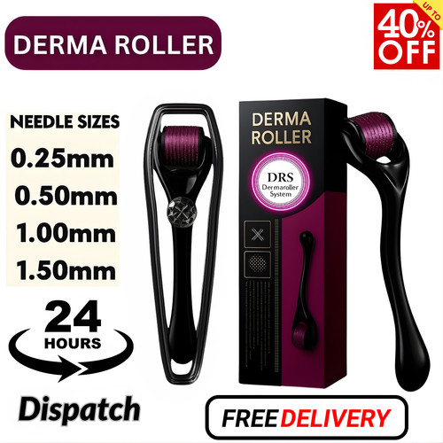 Derma skin roller - skin, titanium