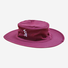 Kookaburra Wide Brim Maroon Cricket Sun Hat  - Free P&P
