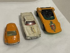 3 toy cars, Corgi and Matchbox