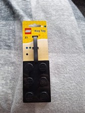 Black Lego Bag Tag Brand New
