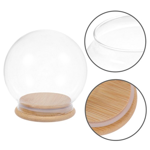 Glass dome display cloche - glass,