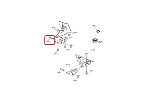 Thule carriage bolt - carriage,