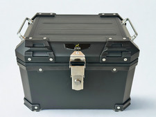 45L Motorcycle Rear Top Box Waterproof Luggage Black Top Tail Carrier Tool Box