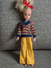 Vintage Blonde Sindy Doll- Second Generation 033055X In Cute Outfit + 1 other